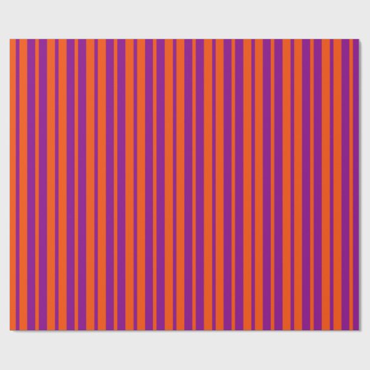 Orange Purple Stylish Stripes Pattern Design  Cadeaupapier (Vlak)