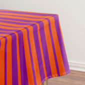 Orange Purple Stylish Stripes Pattern Design  Tafelkleed