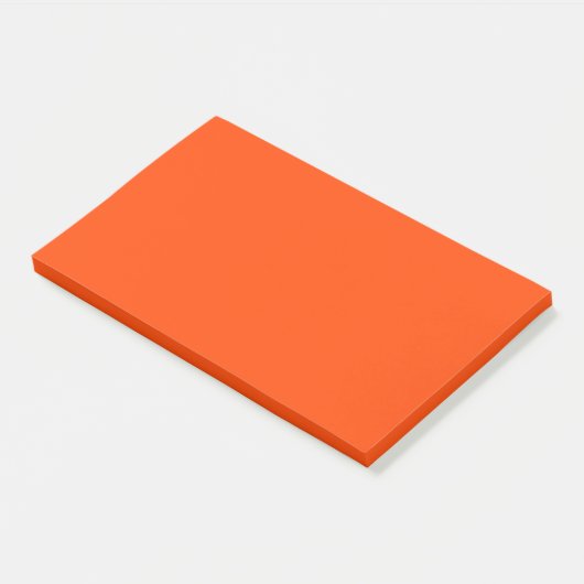Orange Red Simple 10" x 6" Post-it® Notes (Schuin)
