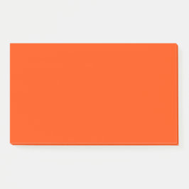 Orange Red Simple 10" x 6" Post-it® Notes