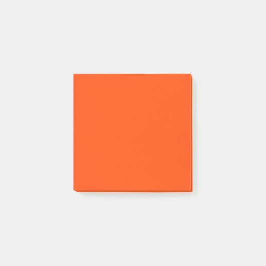 Orange Red Simple 3" x 3" Post-it® Notes (Voorkant)