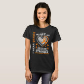 Orange Ribbon MS Mother In Law Multiple Sclerosis  T-shirt (Voorkant volledig)