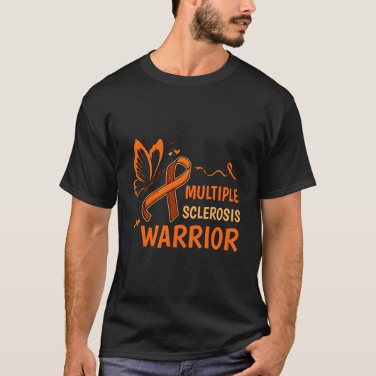 Orange Ribbon Warrior Fight March Family T-shirt (Voorkant)