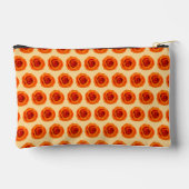 Orange Rose Seamless Pattern Pouch Etui (Achterkant)