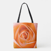 Orange Rose Tote bag (Achterkant)