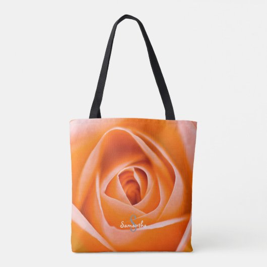 Orange Rose Tote bag (Achterkant)