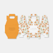 Orange Rose Wedding Bedankdoosjes (Uitgevouwen)