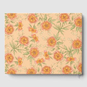 Orange Rose Wedding Gastenboek (Achterkant)