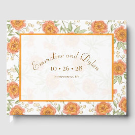 Orange Rose Wedding Gastenboek