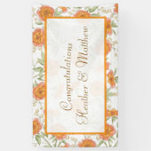 Orange Rose Wedding Spandoek (Verticaal)