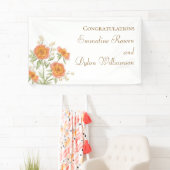 Orange Rose Wedding Spandoek (Insitu)
