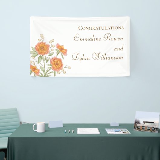 Orange Rose Wedding Spandoek (Beurs)