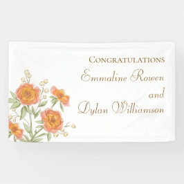 Orange Rose Wedding Spandoek