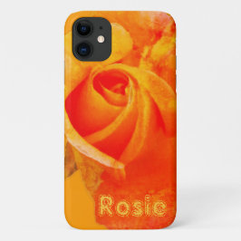 Orange Rose & Your Name Phone Case-Mate iPhone Case