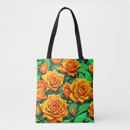 Orange Roses Tote Bag (Voorkant)