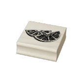 Orange Rubberstempel (Stempel)