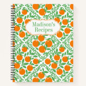 Orange Rustic Farmhouse French Country Recipe Notitieboek (Voorkant)