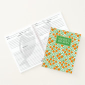 Orange Rustic Farmhouse French Country Recipe Notitieboek (Binnen)