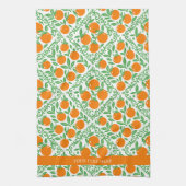 Orange Rustic Farmhouse French Country  Theedoek (Verticaal)