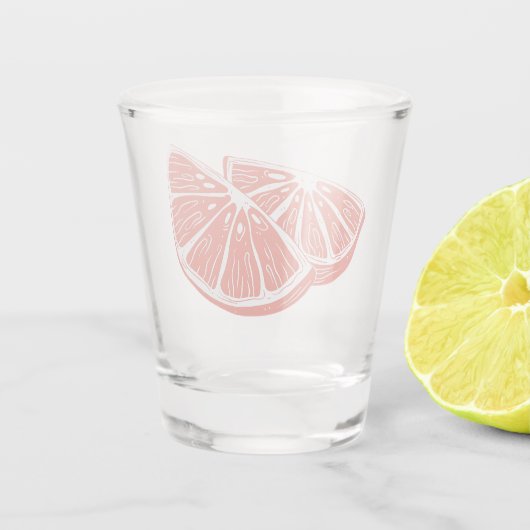 Orange Shot Glas (Achterkant)