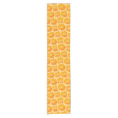 Orange Slices Citrus Summer Party Table Runner Korte Tafelloper (Voorkant)
