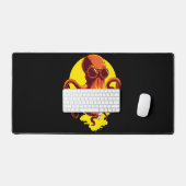 Orange Smart Octopus Bureaumat (Keyboard & Muis)