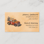 Orange Social introduction calling card-wrecker Visitekaartje (Voorkant)