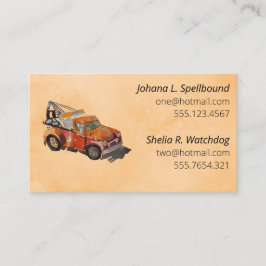 Orange Social introduction calling card-wrecker Visitekaartje
