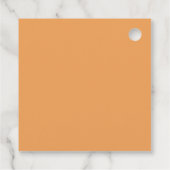 Orange Spooky One Halloween 1st Birthday   Bedankjes Labels (Achterkant)