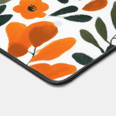 Orange Spring Flowers Botanical Pattern Floral Bureaumat (Hoek)