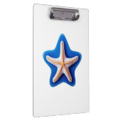 Orange Starfish in Blue Klembord (Rechts)