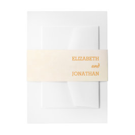 Orange Sunset Wedding Uitnodigingen Wikkel