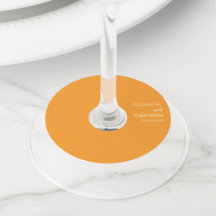 Orange Sunset Wedding