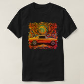 Orange Sunshine Graffiti Car Tee T-shirt (Design voorkant)