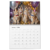 Orange Tabby Calendar Kalender (Jan 2026)