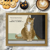 Orange Tabby Homeowner Funny Cat Legpuzzel