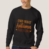 orange text autumn quote trui (Voorkant)