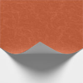 Orange textured surface with swirling pattern cadeaupapier (Hoek)