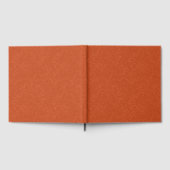 Orange textured surface with swirling pattern gastenboek (Volledig)