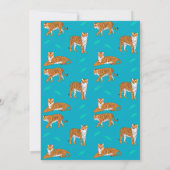 Orange Tigers Thank you Card Kaart (Achterkant)