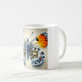 Orange Tip Butterfly 300724IREF201 - Watercolor Koffiemok (Voorkant rechts)