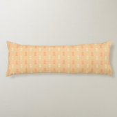 Orange Triangles Pattern Body Pillow Lichaamskussen (Voorkant)
