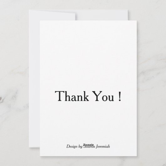 Orange Tulips Feestdagenkaart (Achterkant)