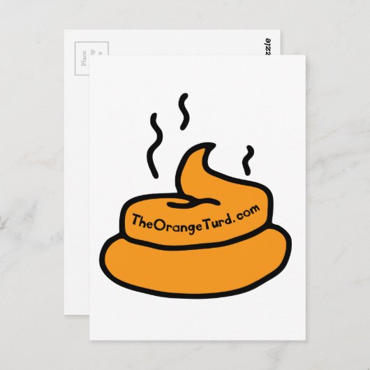 Orange Turd Briefkaart (Voorkant / Achterkant)