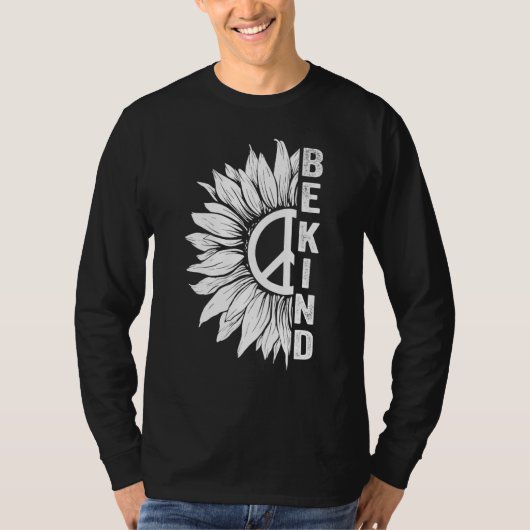 Orange Unity Day Anti Bullying Be Kind Sunflower P T-shirt (Voorkant)