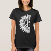 Orange Unity Day Anti Bullying Be Kind Sunflower P T-shirt (Voorkant)