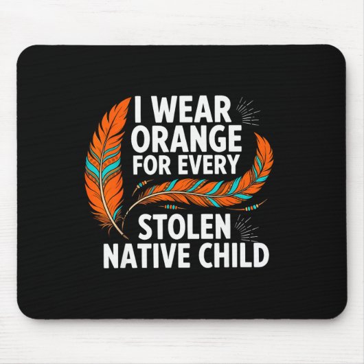 Orange Unity Day Every Child Native American Women Muismat (Voorkant)