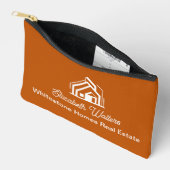 Orange Vastgoedbedrijf Aangepaste Makelaar Etui (Open)