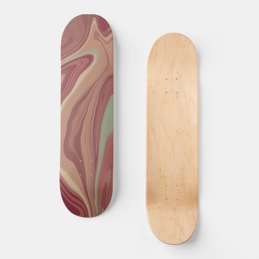 Orange Vibe Persoonlijk Skateboard (Voorkant)