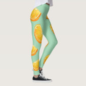 Orange, vitamine C Leggings (Rechts)